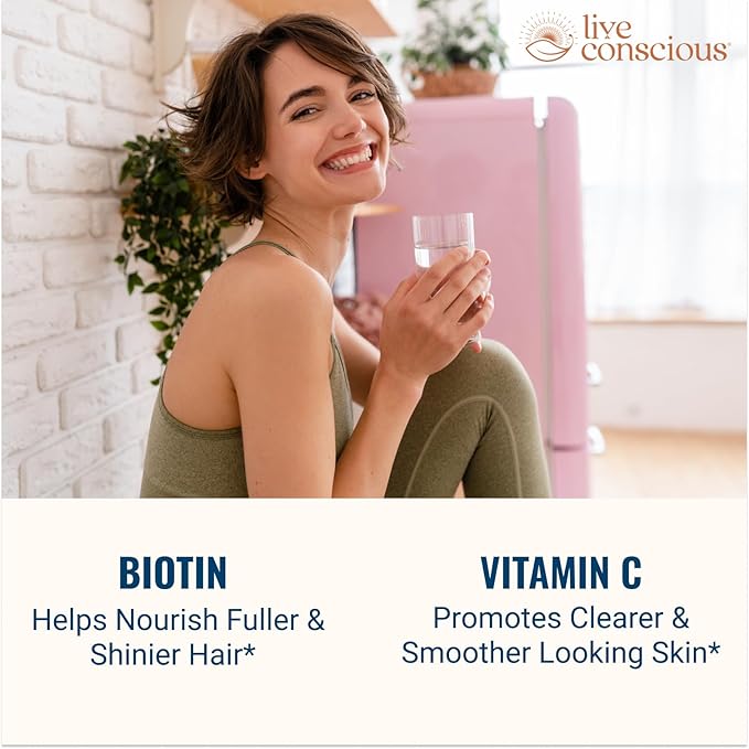 Live Conscious Beyond Collagen Multi Collagen Powder for Women w/Types I, II, III, V & X - Keto