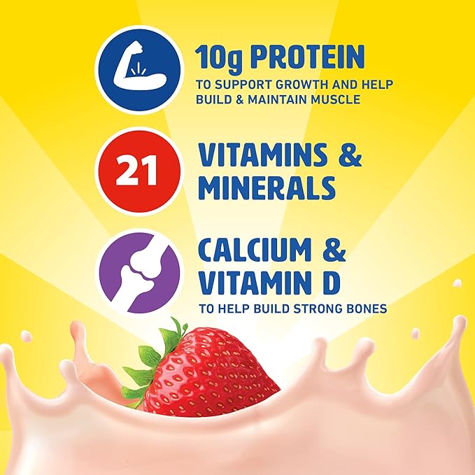Carnation Breakfast Essentials Ready-to-Drink,Strawberry, 8 FL OZ Carton (Pack of 24)