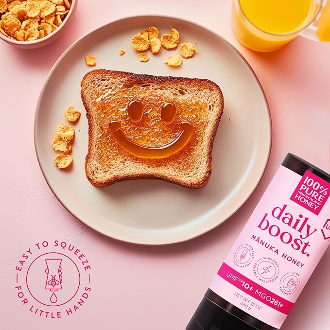 Manuka Honey New Zealand 100% Pure UMF 10+ MGO 261+ Squeezy Honey Raw & Unfiltered Certified Award