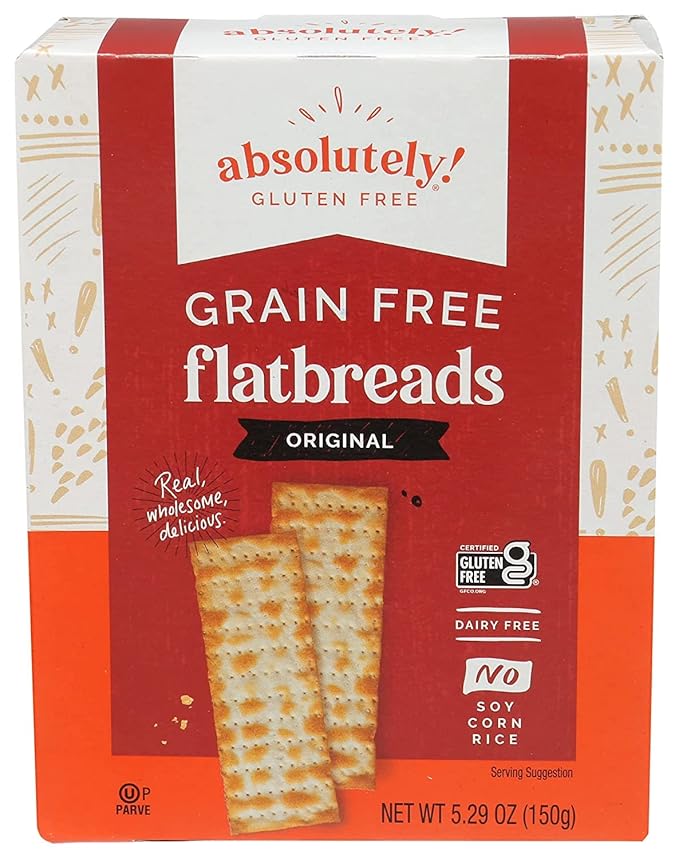 Absolutely Gluten Free Flatbread Original 5.29 Ounce (Pack of 12)