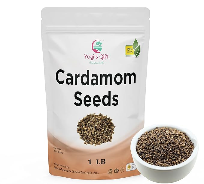 Cardamom Seeds 1 LB Bulk Pack | Decorticated Cardamon Seeds | Rich Fragrant Seeds for Tasty