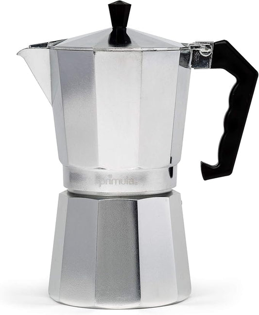Primula Classic Stovetop Espresso and Coffee Maker, Moka Pot for Italian and Cuban Café Brewing