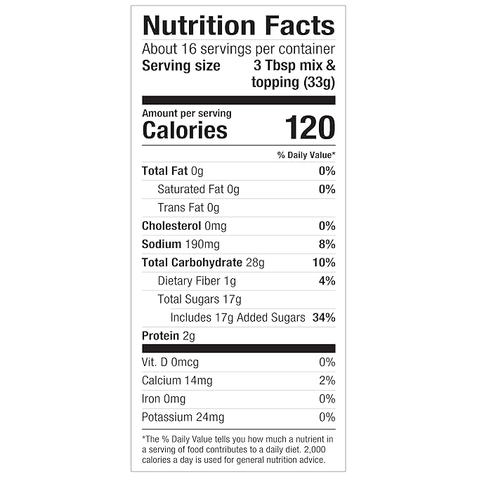Bob's Red Mill Cinnamon Swirl Coffee Cake Baking Mix - 18.5 oz Bag (Pack of 1), Simple Clean