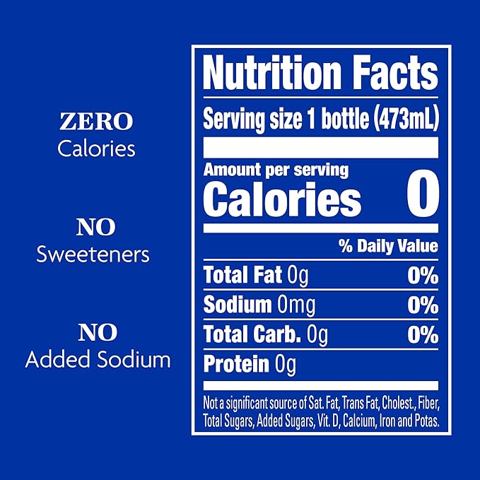 Saratoga Spring Water Bottles, 6 Pack - Still Bottled Water with Naturally Occurring Minerals