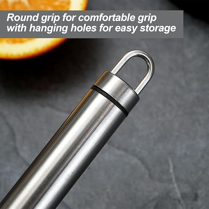 Stainless Steel Serrated Grapefruit Knife, 3.9 inches, Silver, Easy Peeling, Slicing, Coring