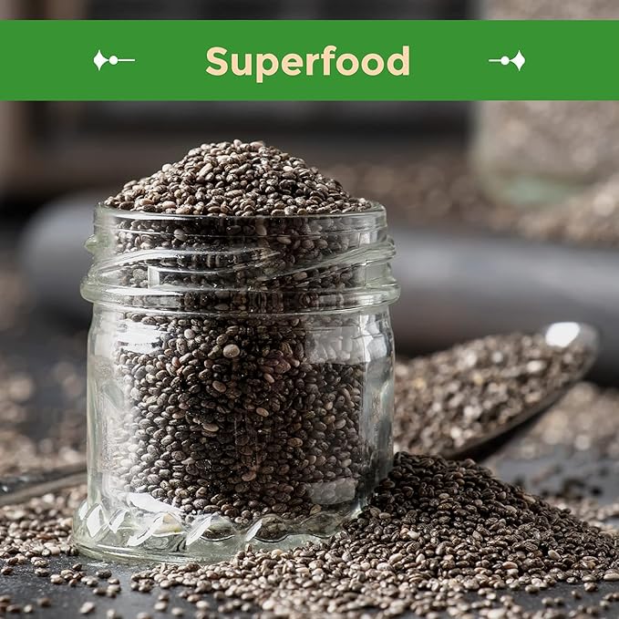 Sincerely Nuts Black Chia Seeds - Natural Superfood | Raw, Gluten-Free, Vegan & Kosher | Healthy