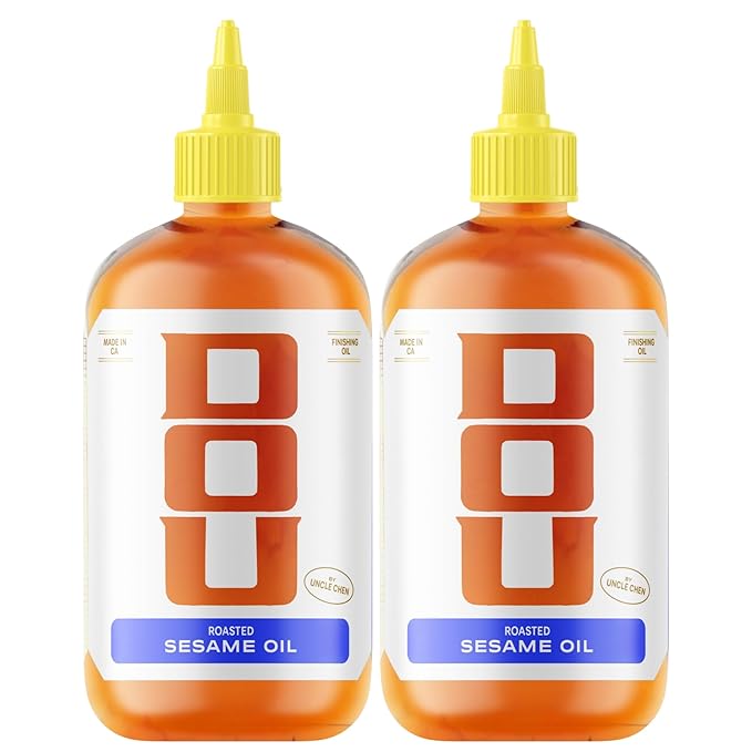 Dou by Uncle Chen Sesame Oil - Flavorful and Aromatic Oil for Cooking, Stir-Frying, and Dressing