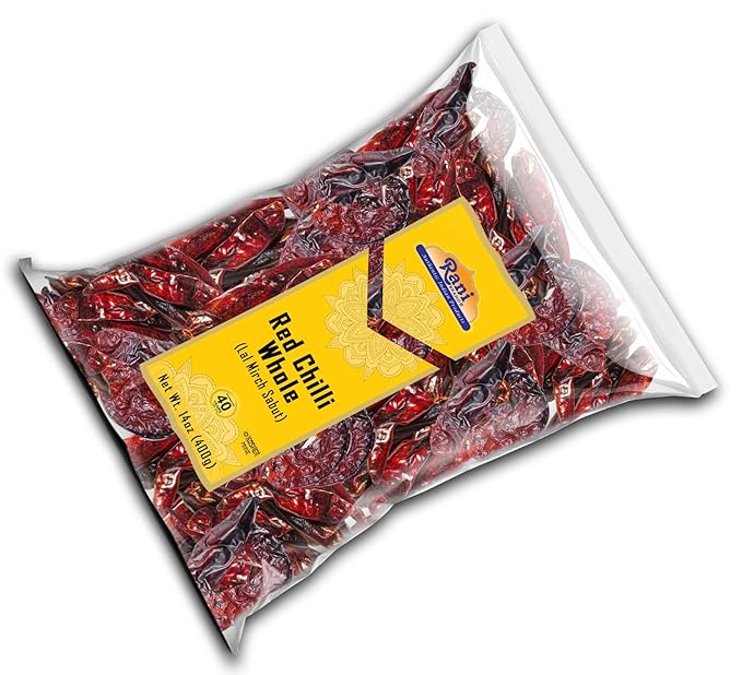 Rani Chilli Whole (Lal Mirch Sabut) 14oz (400g) ~ All Natural | Vegan | No Colors | Gluten Friendly