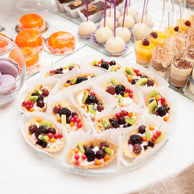600 Pcs White Cupcake Liners Standard Size Baking Cups Food-Grade Greaseproof Paper Muffin Liners