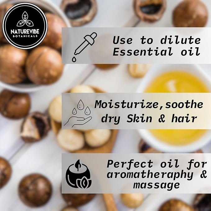 Naturevibe Botanicals Kukui Nut Oil 32 Ounces | 100% Pure and Natural | Great for Skin Care and