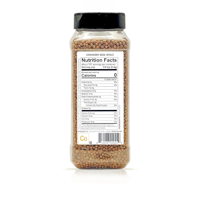 Spiceology ??Whole Coriander Seeds ??Aromatic Whole Spice for Curries, Pickling, Dry Rubs