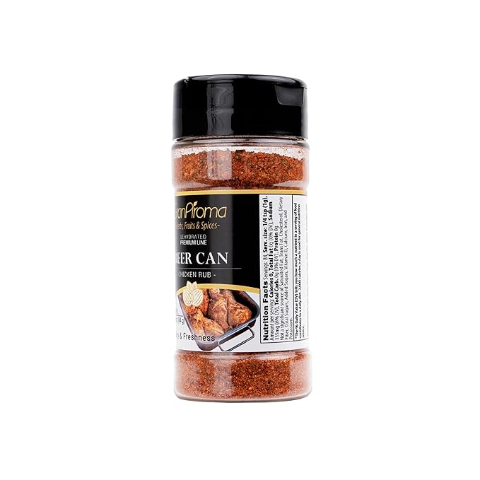 GranAroma Beer Can Chicken Rub, Savory & Spicy Blend, Seasoning for Grilled Chicken, Roasted