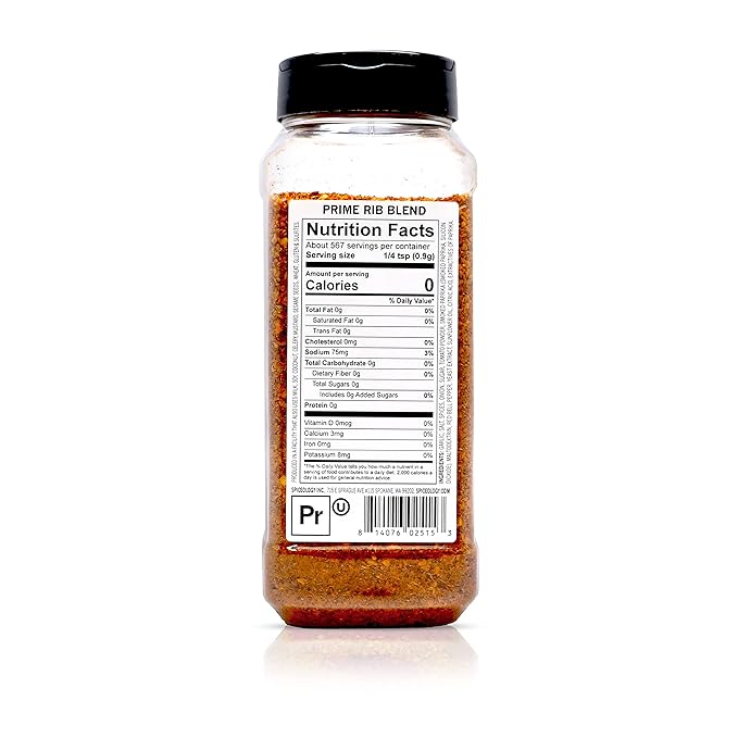 Spiceology – Prime Rib Rub – Bold, Savory Seasoning with Garlic, Smoked Paprika & Tomato – Perfect