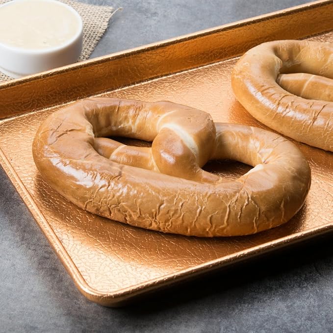 PretzelHaus Bakery Authentic Bavarian Plain Soft Pretzel, Pack of 10