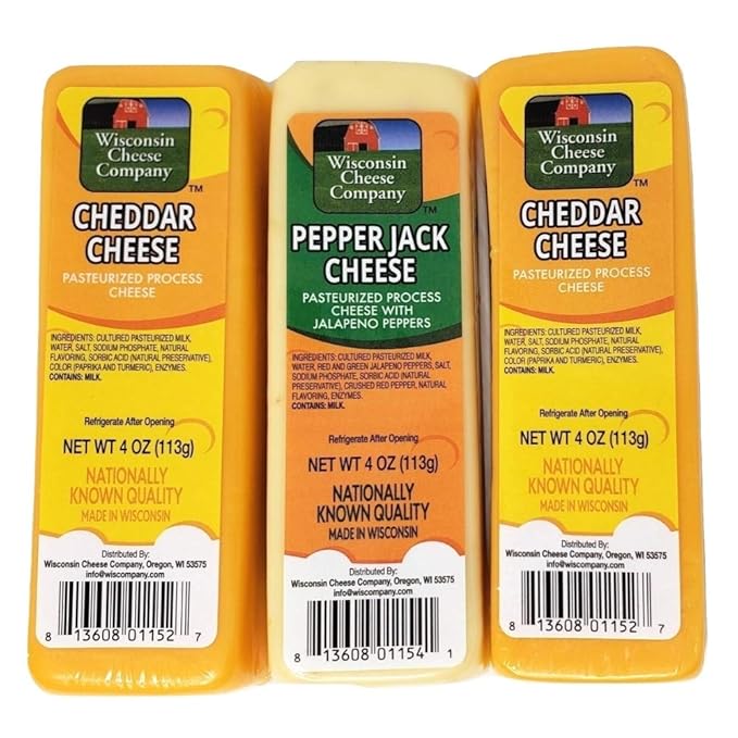 Wisconsin Cheese Company - Grand Cheese & Sausage Gift Box - 100% Wisconsin Cheddar & Pepper Jack
