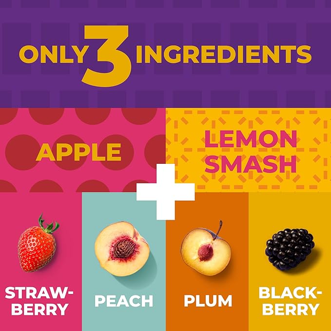Fruit Snacks by Zest Delites, Fruit Leather, Healthy Snacks for Adults & Kids, Vegan Apple-Based