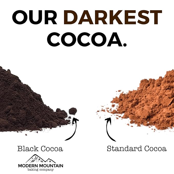 Black Cocoa Powder (5 lb) Bake the Darkest Chocolate Baked Goods, Achieve Rich Chocolate Flavor