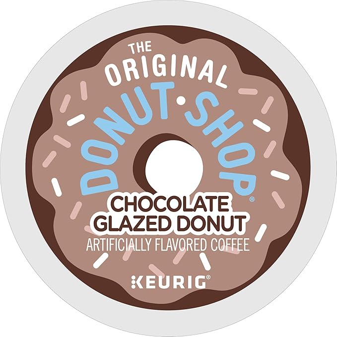 The Original Donut Shop Coffee Chocolate Glazed Donut Keurig Single-Serve K-Cup Pods, Medium Roast