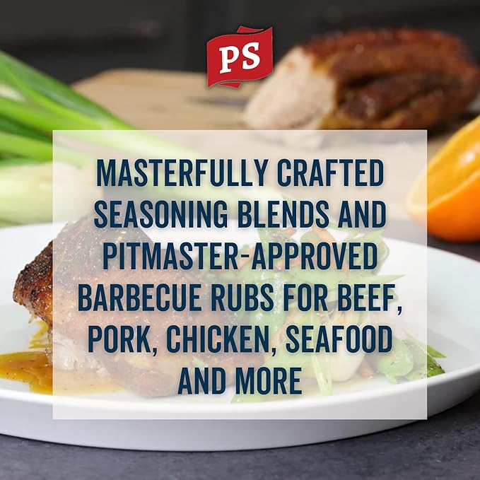 PS Seasoning Sesame Chili Citrus Wing Rub - Zesty Korean Seasoning Dust with Sesame, Gochugaru
