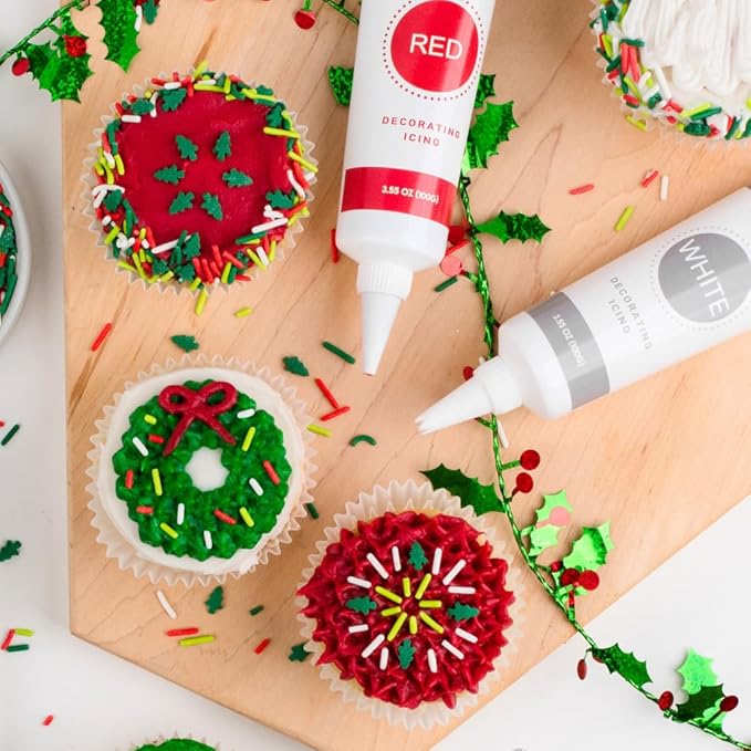 Sweets Indeed Frosting Kit plus Sprinkles Frosting Tubes nozzles 11.71 ounces Perfect for baking