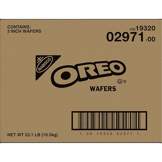 OREO 3-inch Chocolate Wafers. 23.1 lb Box