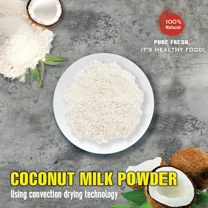 COCONUT MILK POWDER 5.29 Oz (150g) VIETFARMFOOD: Pure, natural freeze-dried spice made from real
