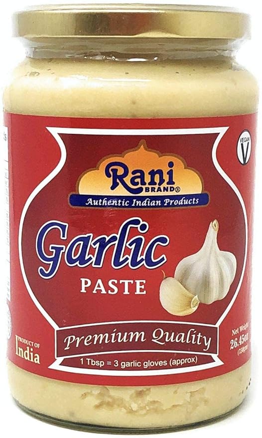 Asian Kitchen Garlic Cooking Paste 26.5oz (750g) Glass Jar ~ Vegan | Gluten Free | NON-GMO | No
