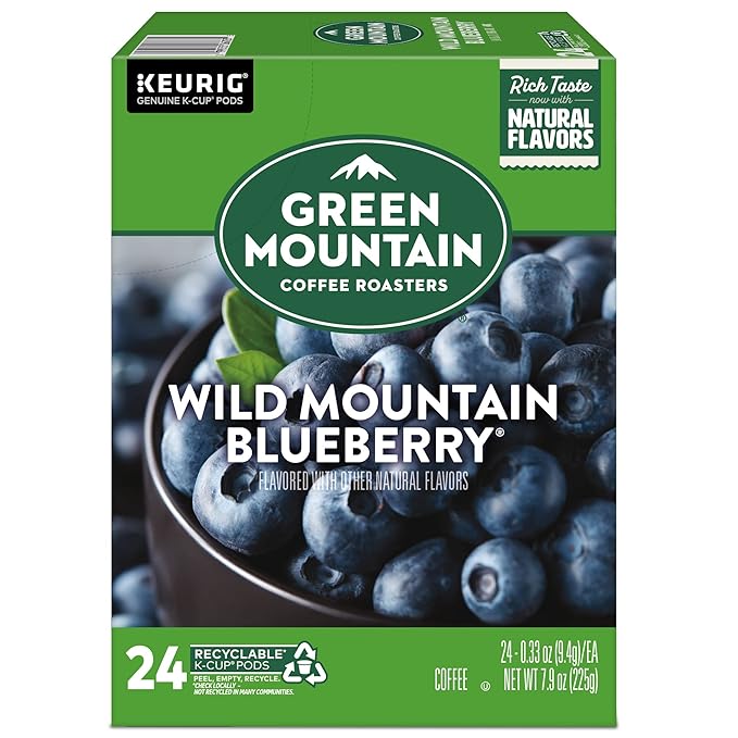 Green Mountain Coffee Roasters Wild Mountain Blueberry Keurig Single-Serve K-Cup pods, Light Roast