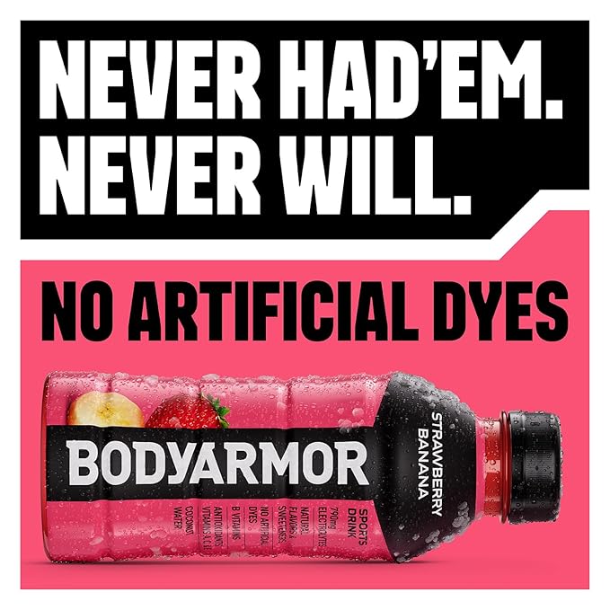 BODYARMOR Flash I.V. Zero Sugar Electrolyte Beverage, Lemon Lime, Hydration Drink For Rapid