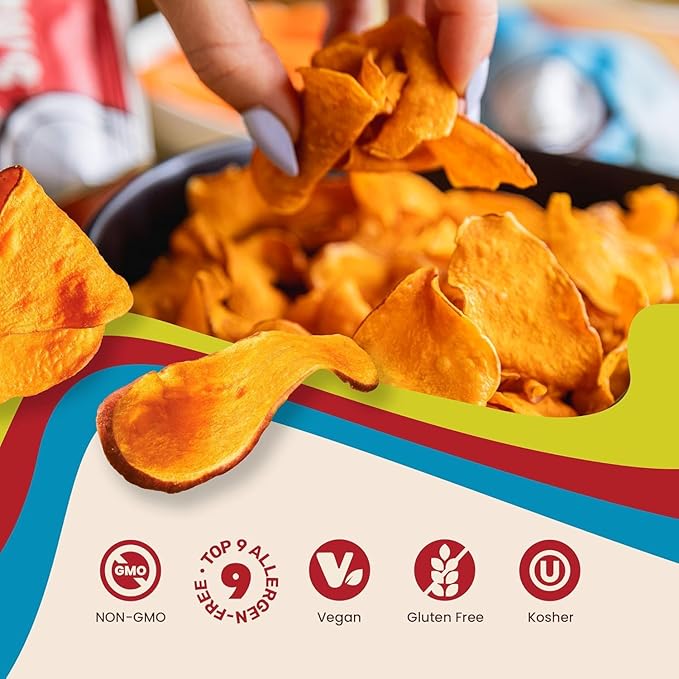 Jackson???Sweet Potato Kettle Chips Avocado Oil Variety Pack made with Premium Oils (7oz, Pack of