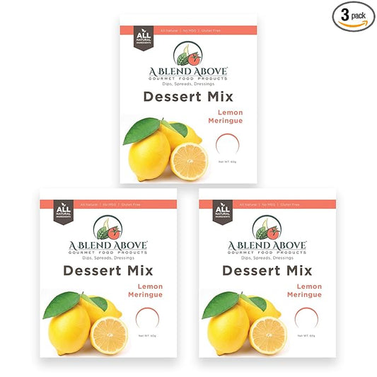 A Blend Above Lemon Meringue Pie Mix - No-Bake Desserts, All Natural, Vegan, Gluten Free, No MSG