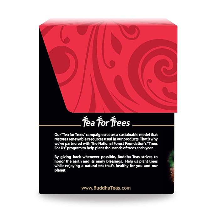 Buddha Teas - Organic Digestive Nirvana Blend - Herbal Tea - For Health & Wellbeing - With