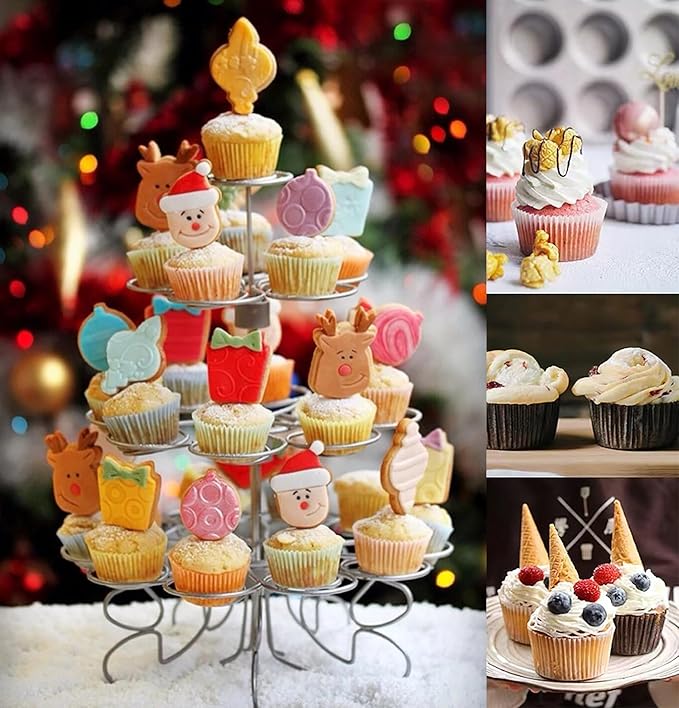 1000-Count White Mini Cupcake Liners Small Muffin Liners No Smell Premium Greaseproof Paper Cupcake
