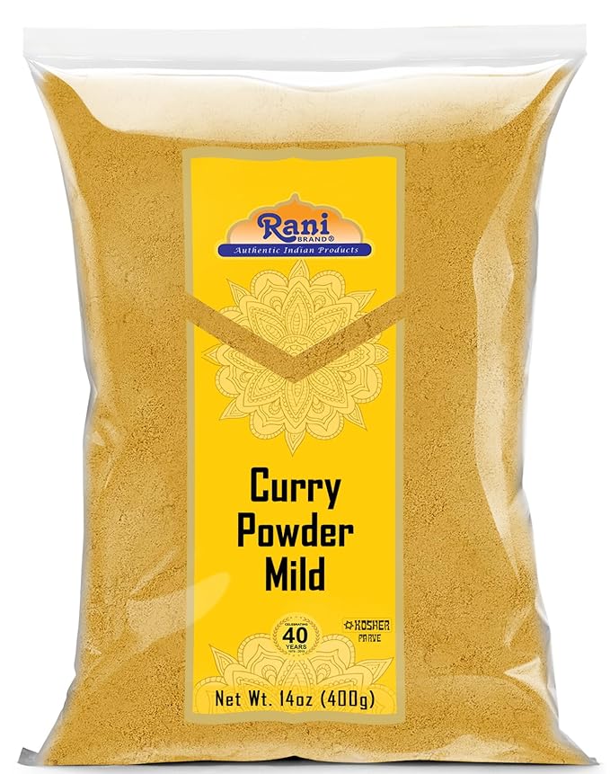 Rani Curry Powder Mild (10-Spice Authentic Indian Blend) 14oz (400g) ~ All Natural | Salt-Free | NO