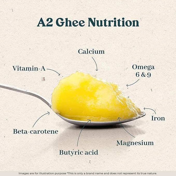 GirOrganic Grass Fed A2 Ghee| Clarified Butter (32 Oz) - Unsalted Gir Cow Ghee Butter - Organic
