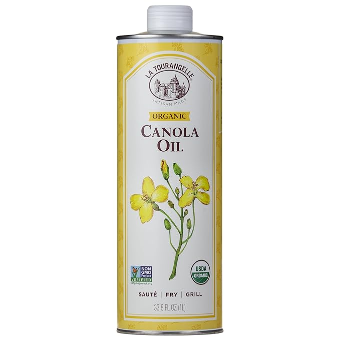 La Tourangelle, Organic Canola Oil, Expeller-Pressed Non-GMO Canola Seeds, Pesticide and Chemical