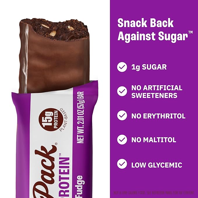 Munk Pack 15g Probiotic Keto Protein Bars - Low Sugar, High Protein -1g Sugar, 4g Net Carbs. Vegan
