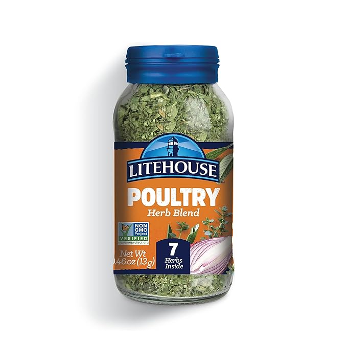 Litehouse Freeze Dried Poultry Herb Blend - Substitute for Fresh Poultry Herb, Fresh Poultry Herb