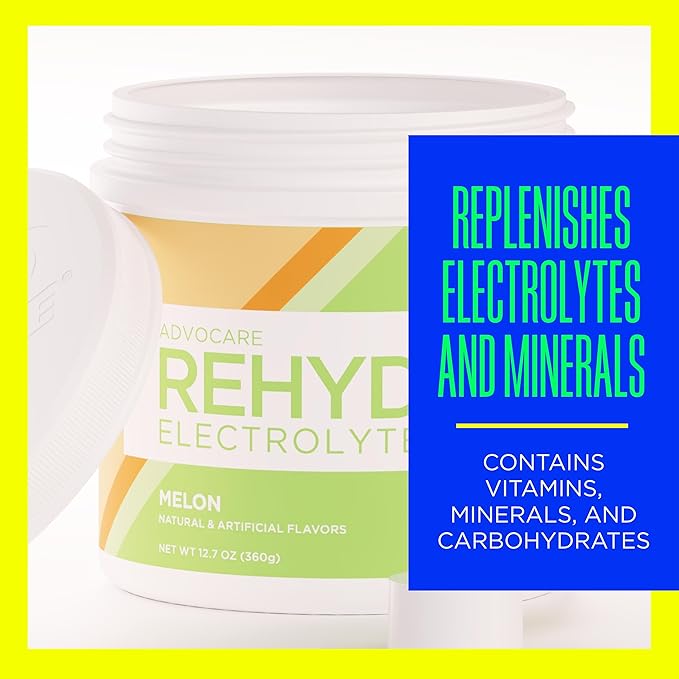 AdvoCare Rehydrate Electrolyte Drink Mix - Hydration & Recovery Drink with Sodium, Potassium & More
