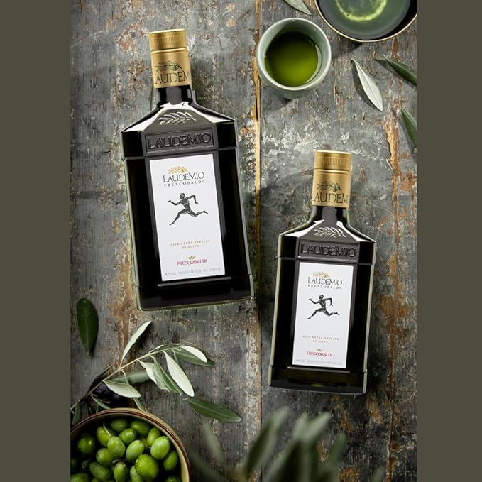 Frescobaldi Laudemio Extra Virgin Olive Oil, 8.45 FL Oz, 250ml, Pack of 1, Premium, Award Winning