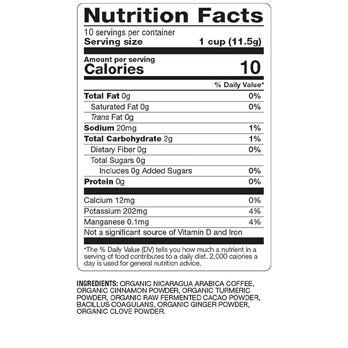 BareOrganics 13313 Cardio Care USDA Organic Coffee Pods, Compatible Organic Coffee Pods, Infused