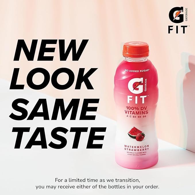Gatorade Fit Electrolyte Beverage, Healthy Real Hydration, New 2.0 4 Flavor Variety Pack, 16.9.oz