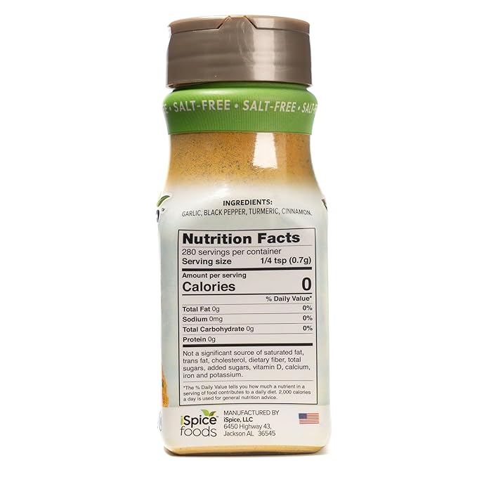 iSpice - Salt-Free | Sugar free | 100% Fat Free Pure Wellness Meat Sauce Seasoning Blend | All