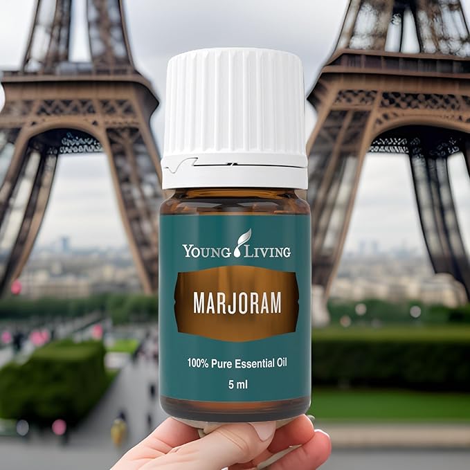 Young Living - Marjoram Essential Oil 5 ml | Soothing Muscle Relief | Aromatherapy for Relaxation |