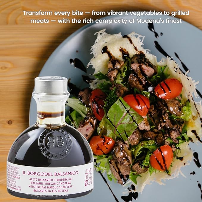 Il Borgo del Balsamico ??IGP Balsamic Vinegar of Modena, 3.38 fl oz (100 ml), Monogram Aceto