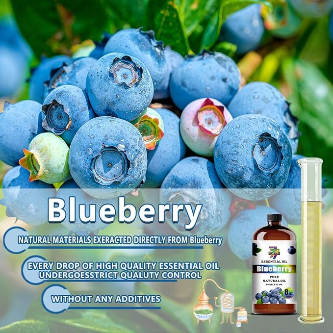 Blueberry Essential Oil (8 oz / 240 ml) ??Blueberry Oils for diffusers, humidifiers, Home Baths