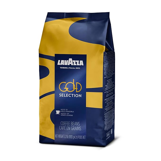 Lavazza Gold Selection Whole Bean Coffee Blend, Light Roast, 2.2 Pound Bag ,Premium Quality