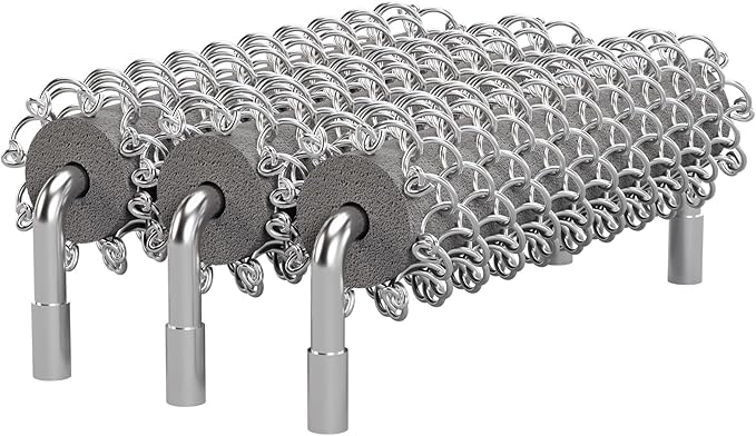 Replacement Brush Head for Bristle Free Grill Brush Compatible with HOUSE AGAIN Grill Cleaner,304