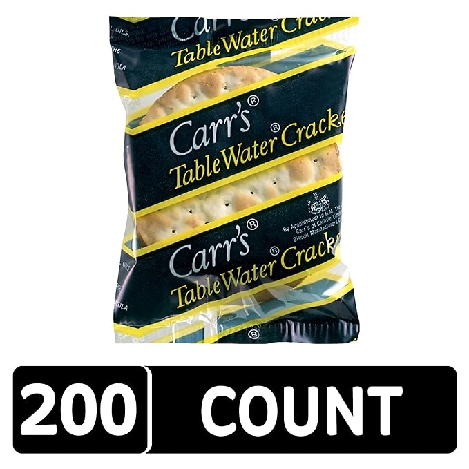 Carr's Royal Portion Table Water Bite Size, 0.4-Ounce Packages (Pack of 200)