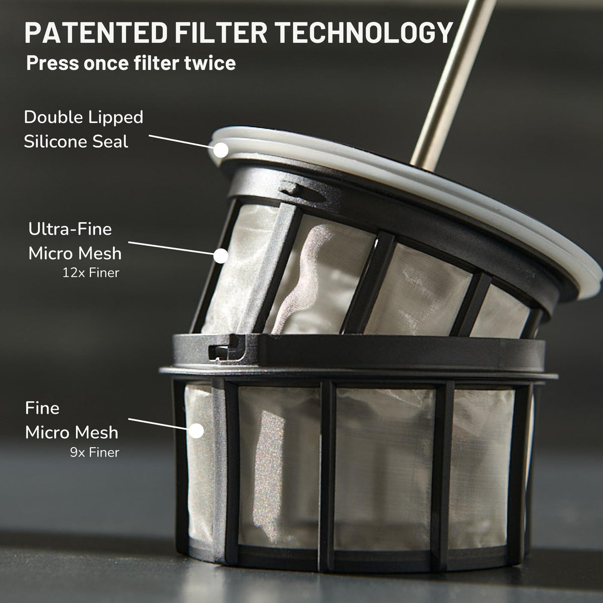 ESPRO 18 Ounces Replacement Coffee Micro-Filter for ESPRO P3/P5/P7 French Press